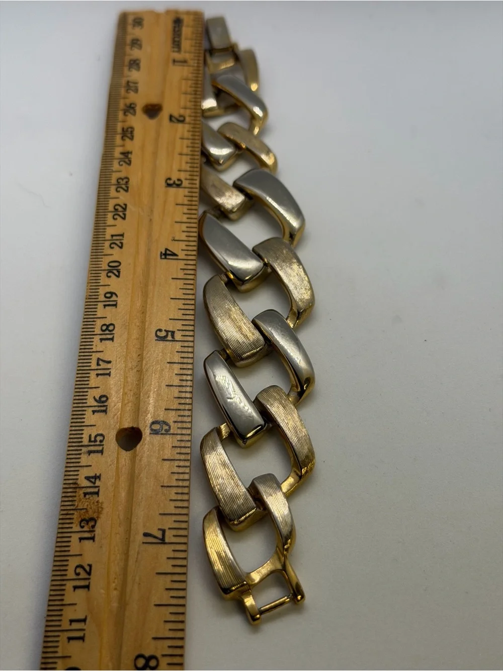 Napier Gold and Black Chunky Link Bracelet